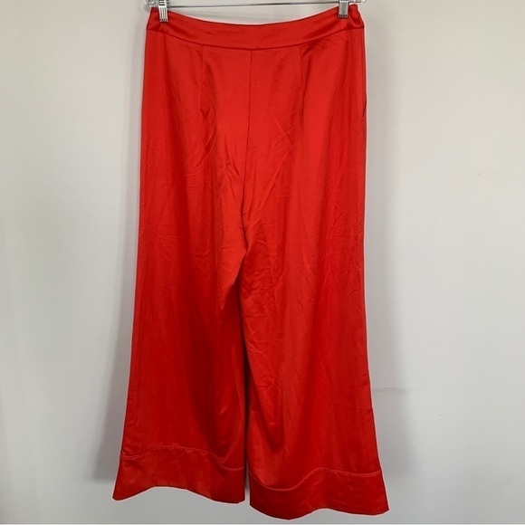 Express Wide Leg Red Trouser Pants Size 12R NWT - Picture 3 of 8